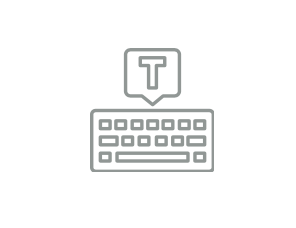 Teclado icono